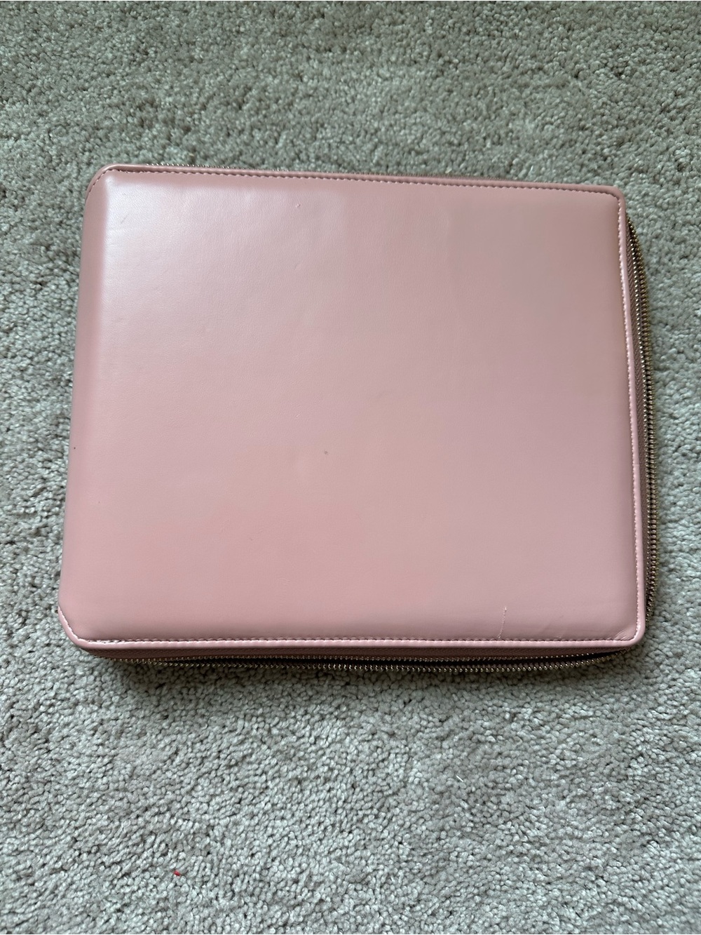 Pink Laurel Denise Folio Cover - Leather Planner Cover